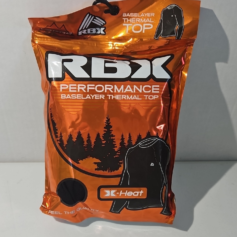 RBX Performance Baselayer Thermal Top in Bright Orange